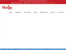 Tablet Screenshot of marjacsuitesvb.com
